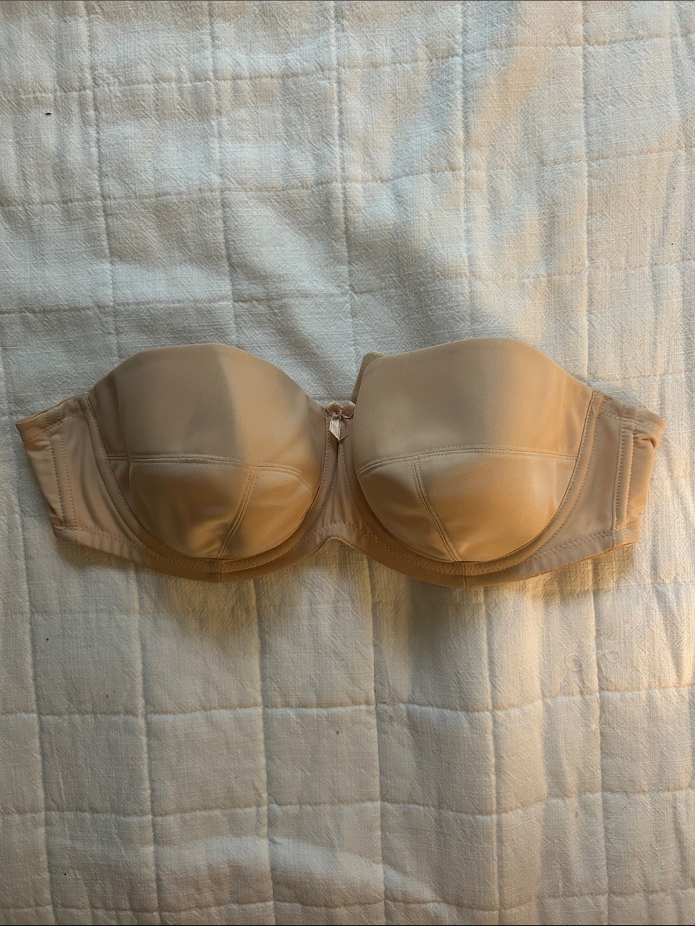Strapless Nude Balconette Bra - Seamless Support